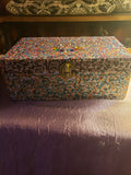 Multi colored diamond Storage box.